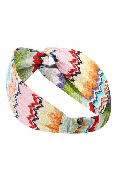 Повязка на голову из вискозы MISSONI разноцветного цвета по цене 17800 руб., арт. FC00VMD8551, фото 3 Повязка на голову из вискозы MISSONI, арт. FC00VMD8551, фото 3