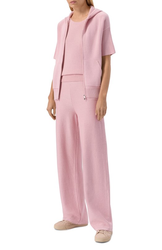 Топ из шелка и хлопка MVST WS61-606MU Розовый  WS61-606MU Фото 2