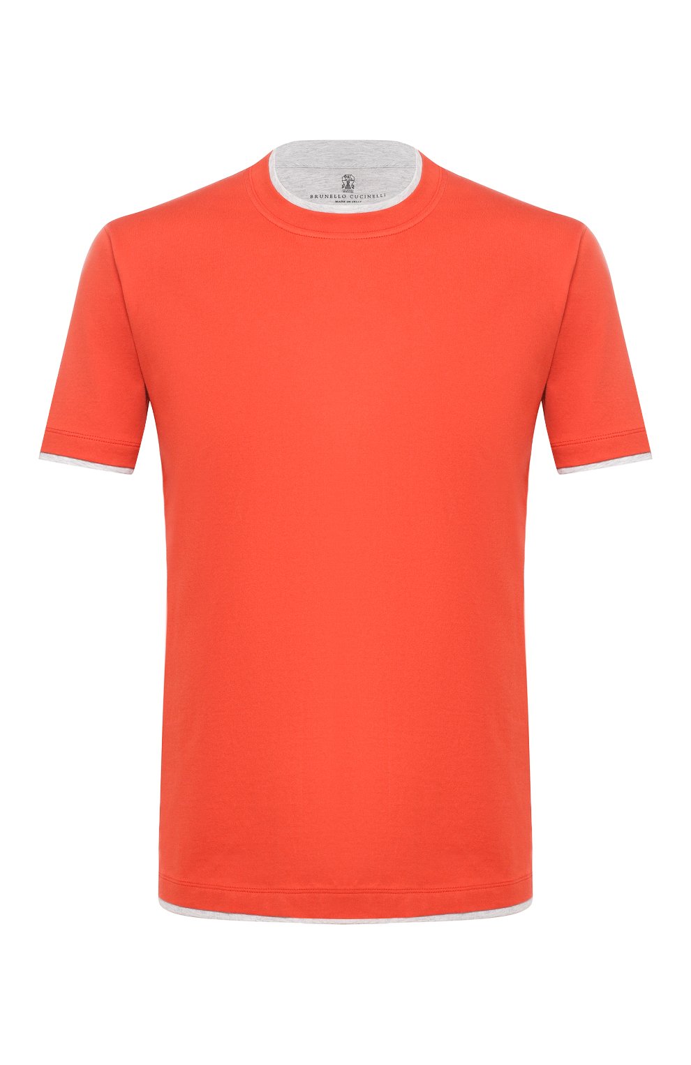 Хлопковая футболка BRUNELLO CUCINELLI, арт. M0T617427, фото 1