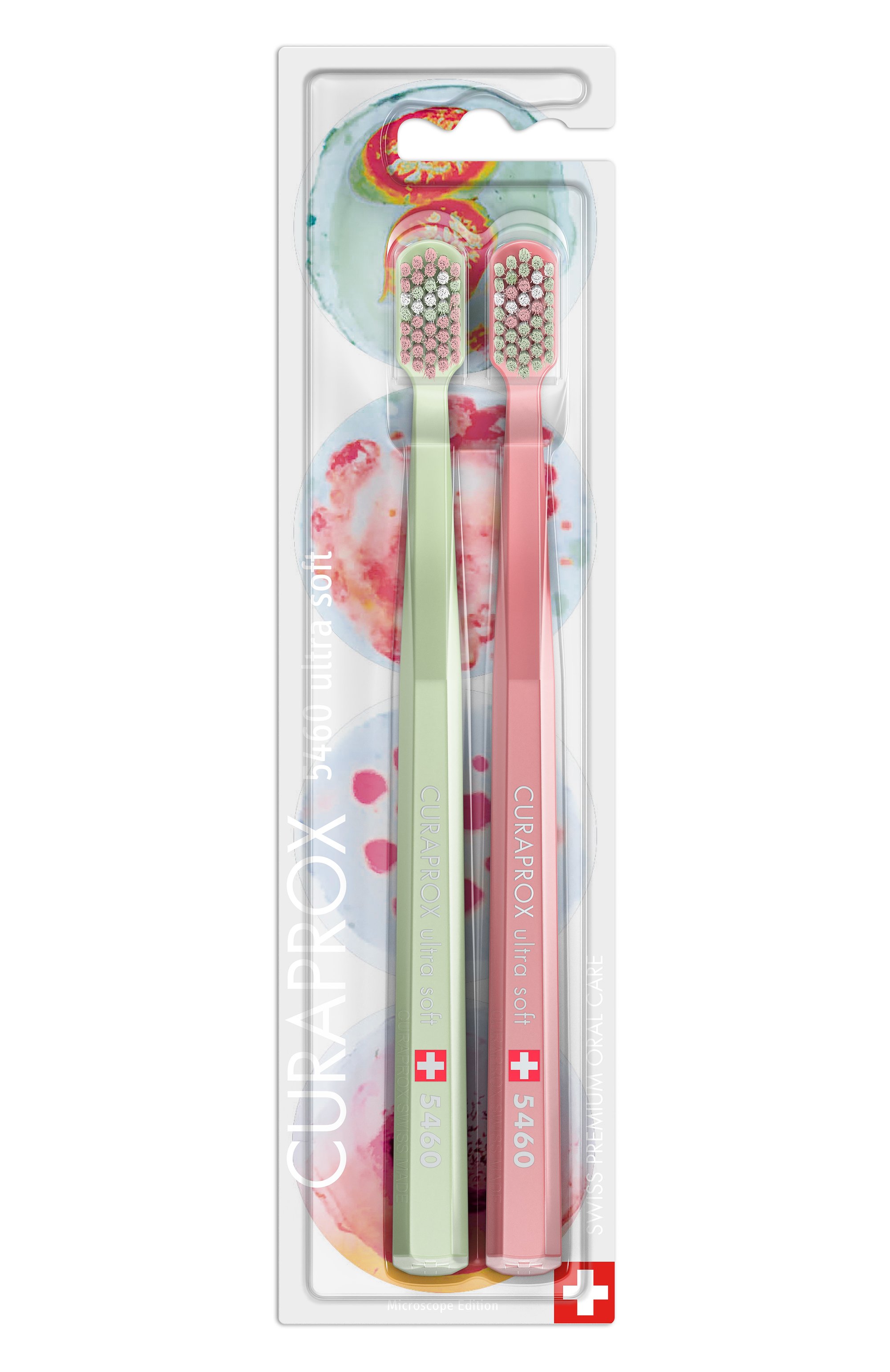 Набор зубных щеток duo microscope edition 2024 ultrasoft d 0,10 мм (2 шт.) CURAPROX бесцветного цвета по цене 2540 руб., арт. 7612412431780, фото 1 Набор зубных щеток duo microscope edition 2024 ultrasoft d 0,10 мм (2 шт.) CURAPROX, арт. 7612412431780, фото 1