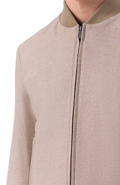Бомбер из шелка и шерсти CORNELIANI, арт. 25L588-2518264, фото 5