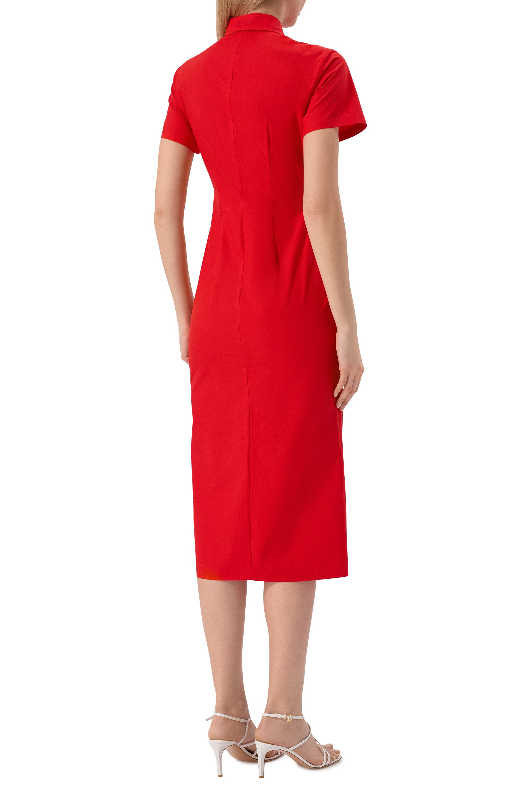 Хлопковое платье MSGM, арт. 3842MDA30X/257315, фото 4