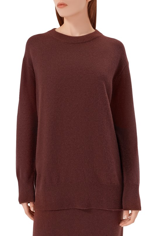 Кашемировый свитер OLOLOL OLKN034/306/BASE Коричневый  OLKN034/306/BASE Фото 3