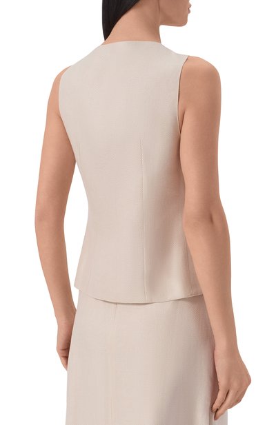 Льняной жилет OFFICINE GENERALE, арт. S26WTLG403, фото 4