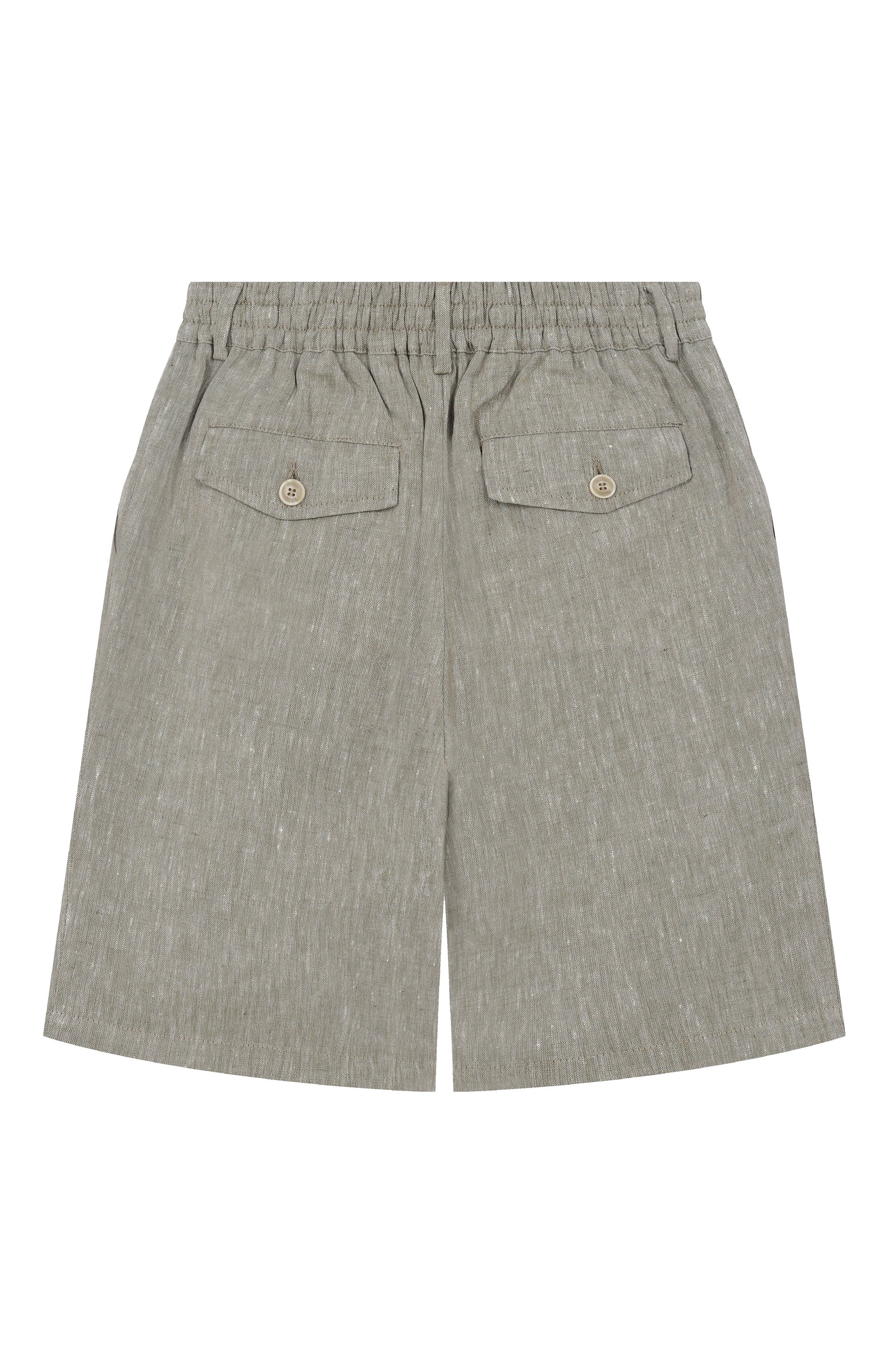 Шорты изо льна и хлопка ELEVENTY, арт. EY6P19/I0316_001, фото 2