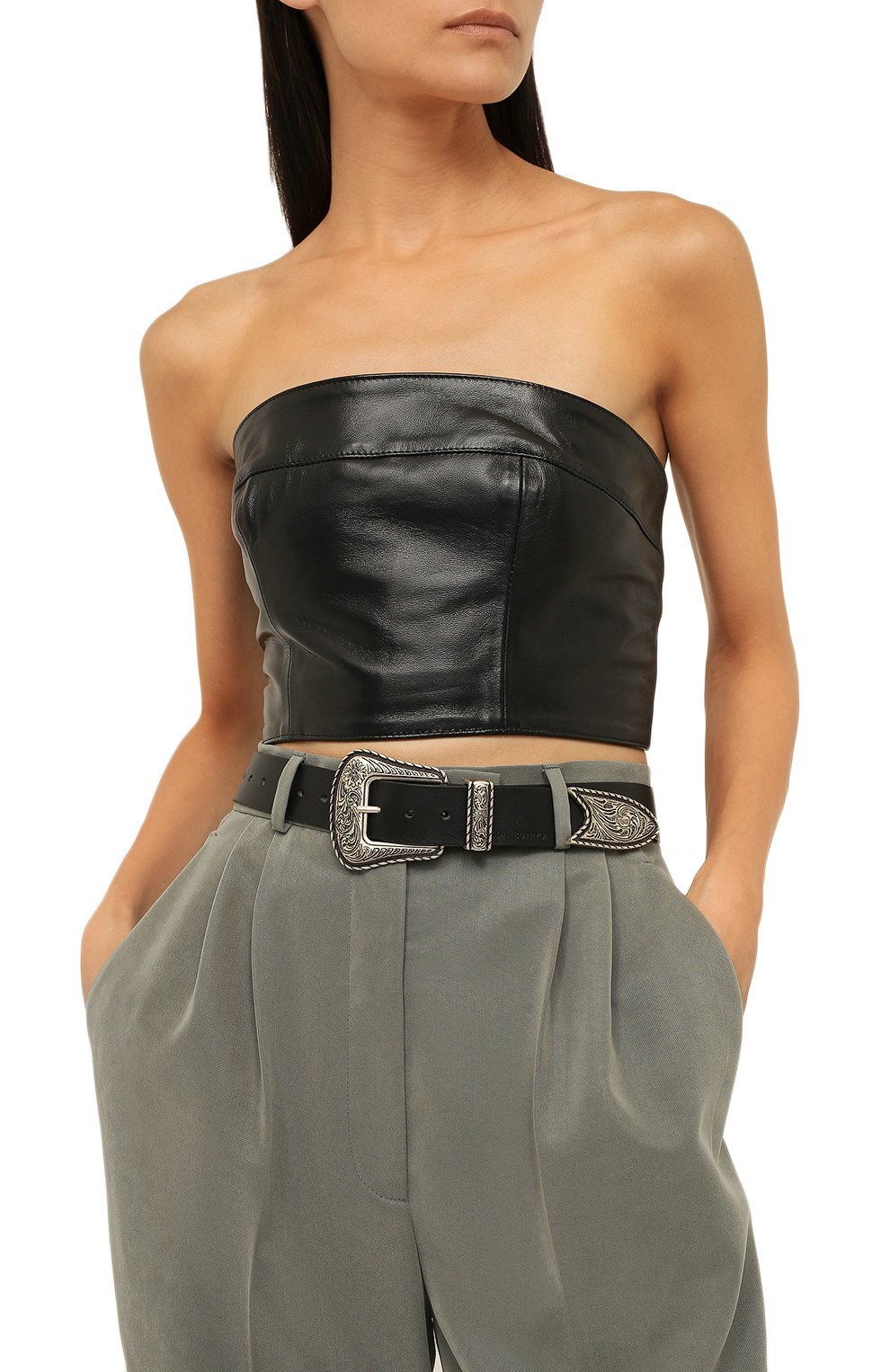 Кожаный ремень MAGDA BUTRYM, арт. 4075220000, фото 2