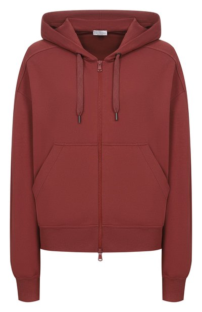Женский хлопковая толстовка BRUNELLO CUCINELLI, арт. MH827HZ506