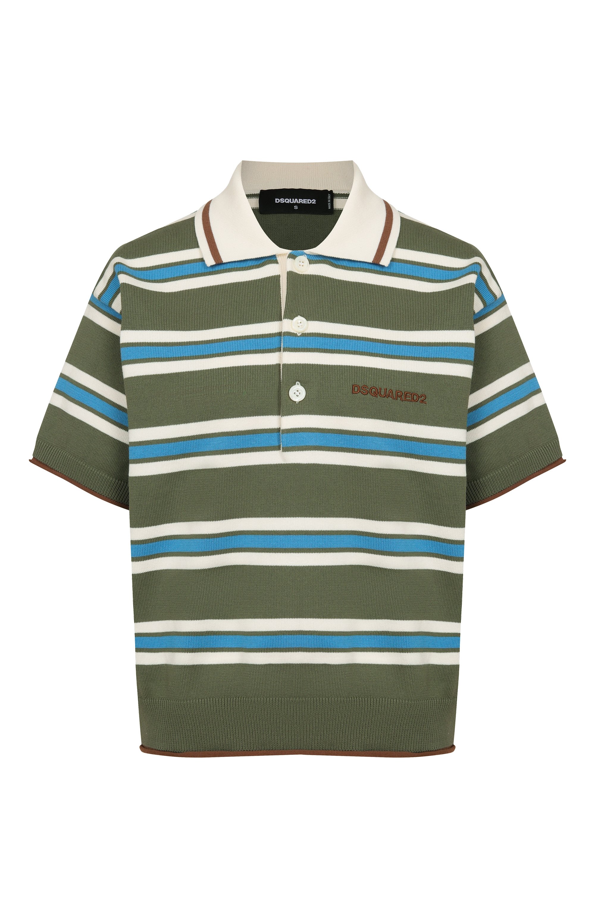 Хлопковое поло DSQUARED2, арт. S75HA1410/D13195, фото 1