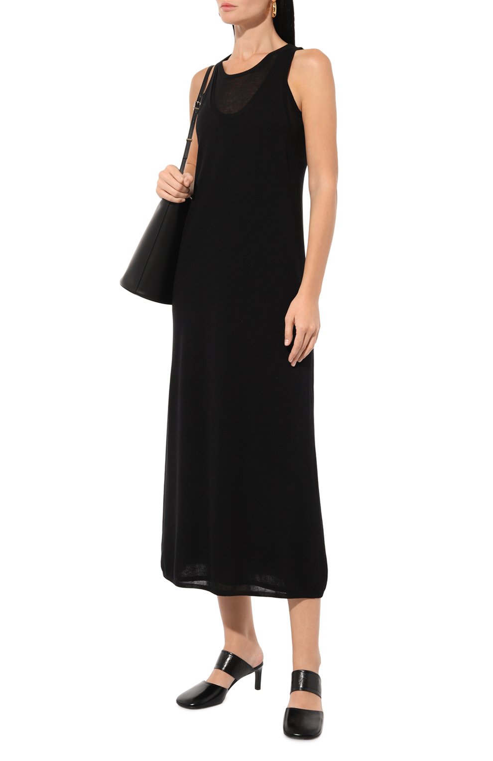 Платье TOTEME черного цвета по цене 63750 руб., арт. 243-WRD0128-YA0079, фото 2 Платье TOTEME, арт. 243-WRD0128-YA0079, фото 2