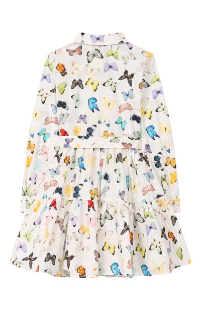 Хлопковое платье MONNALISA, арт. 41G908, фото 2