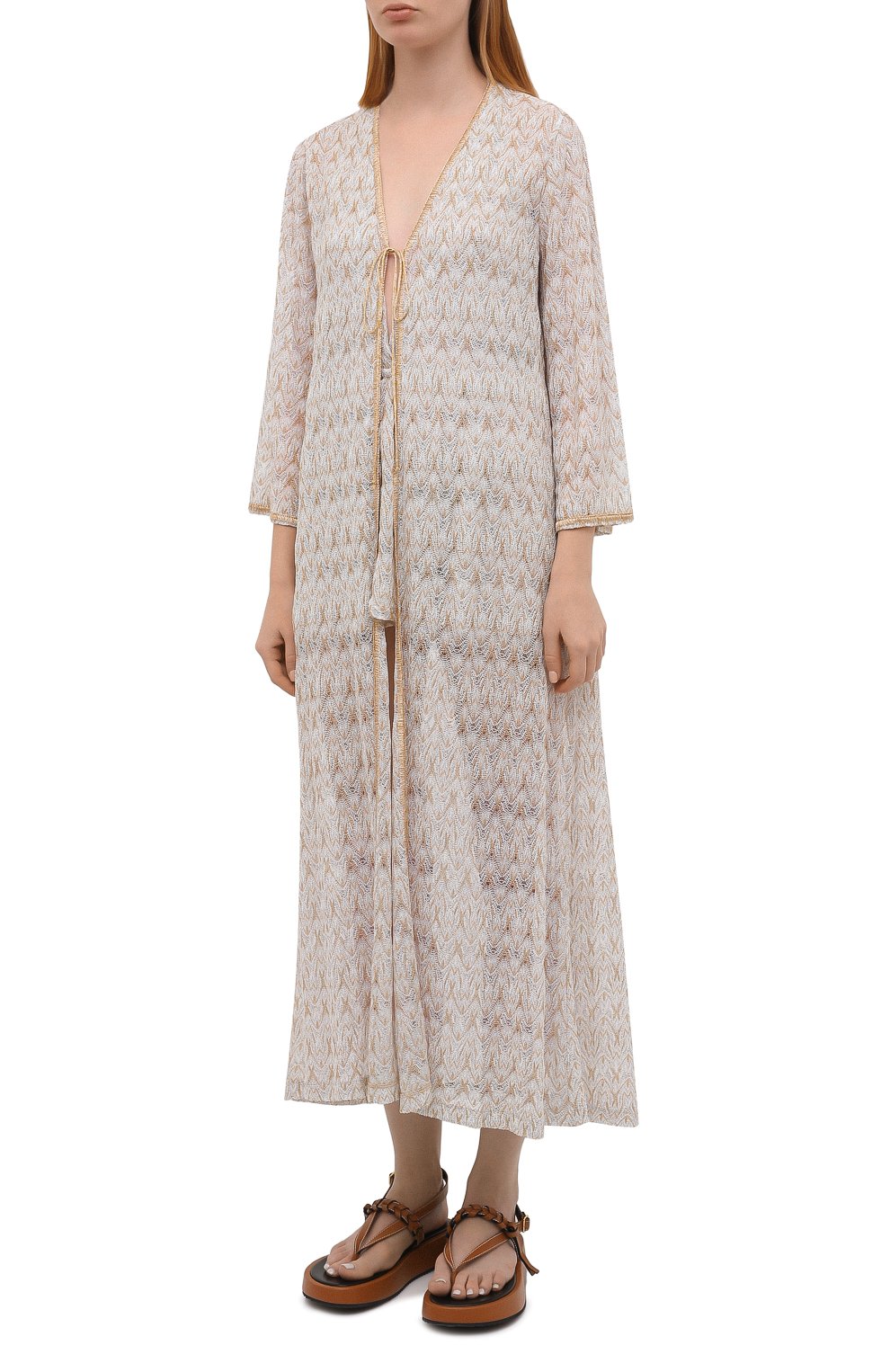 Туника MISSONI золотого цвета по цене 73150 руб., арт. MMQ00015/BR00DI, фото 3 Туника MISSONI, арт. MMQ00015/BR00DI, фото 3