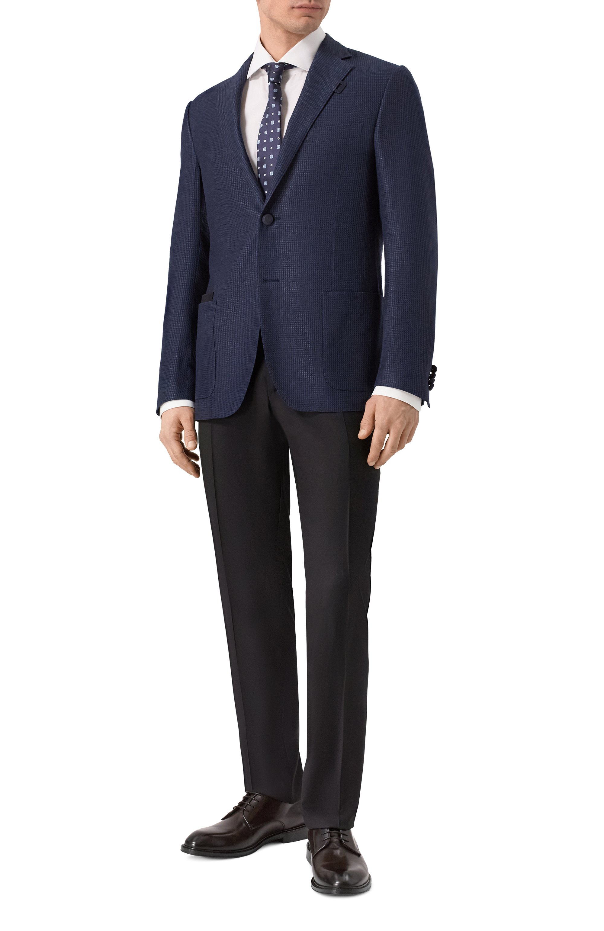 Кожаные дерби CORNELIANI темно-коричневого цвета по цене 56200 руб., арт. 27TM19/2720914, фото 2 Кожаные дерби CORNELIANI, арт. 27TM19/2720914, фото 2