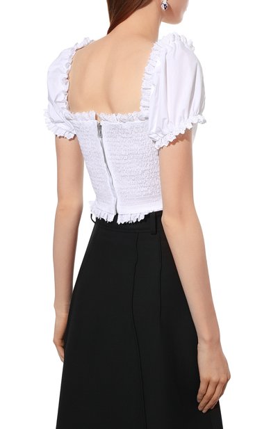 Хлопковый топ DOLCE & GABBANA, арт. F751AT/FU5UB, фото 4