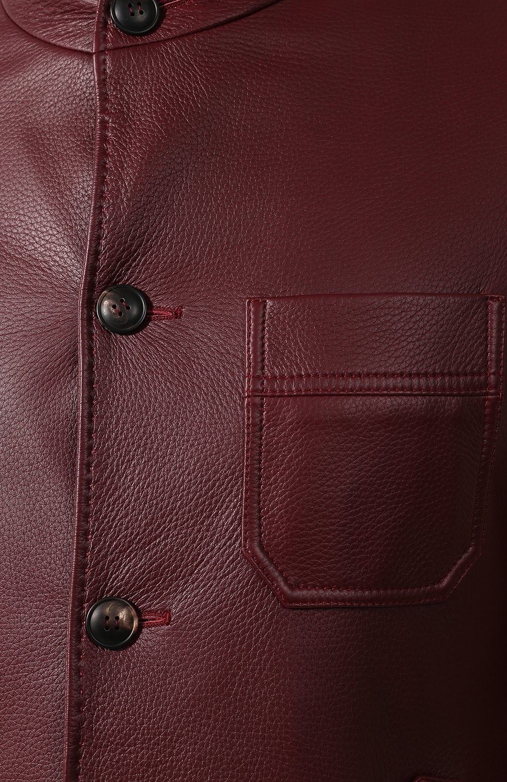 Кожаная куртка PAL ZILERI бордового цвета по цене 299500 руб., арт. P32PS747---B2182, фото 5 Кожаная куртка PAL ZILERI, арт. P32PS747---B2182, фото 5
