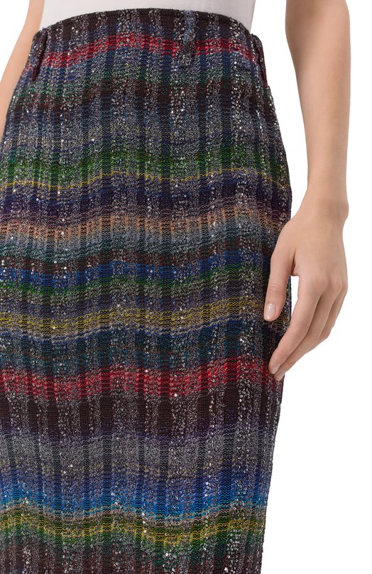 Юбка из вискозы и хлопка Missoni DS25WH12/BC005U Разноцветный  DS25WH12/BC005U Фото 5