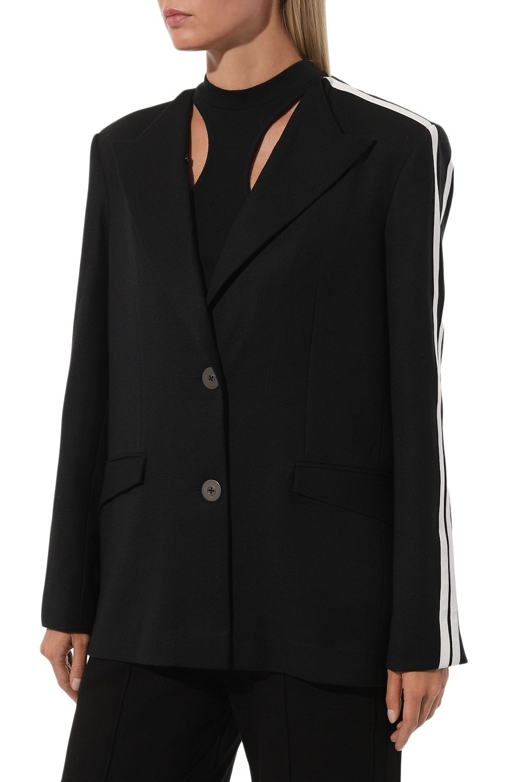 Шерстяной жакет WHO_AM, арт. FJ2-SV231-BLK, фото 6