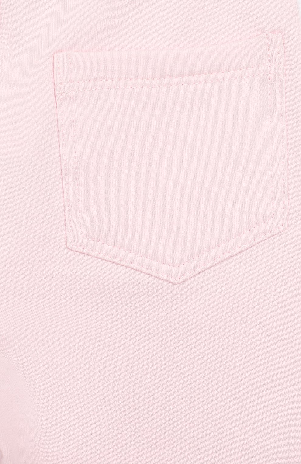 Хлопковые джоггеры MONNALISA белого цвета по цене 7160 руб., арт. 395401, фото 3 Хлопковые джоггеры MONNALISA, арт. 395401, фото 3