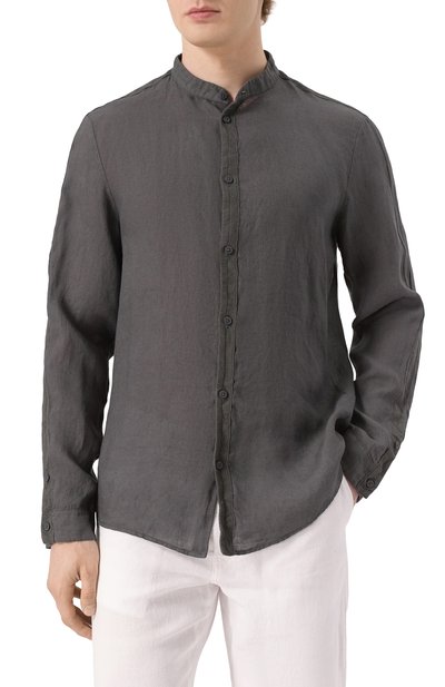 Льняная рубашка TRANSIT, арт. CFUTRZV311, фото 3