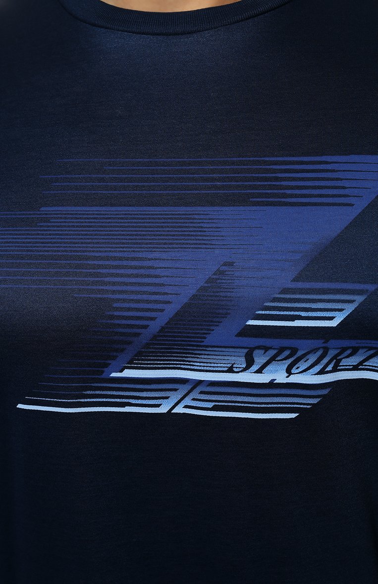 Мужская хлопковая футболка ZILLI SPORT темно-синего цвета, арт. MEX-NT640-SCRA1/MC01 | Фото 5 (Длина (для топов): Стандартные; Материал внешний: Хлопок; Рукава: Короткие; Принт: С принтом; Стили: Спорт; Кросс-КТ: Спорт, Джерси; Материал сплава: Проставлено; Драгоценные камни: Проставлено; Мужское Кросс-КТ: Футболка-одежда)
