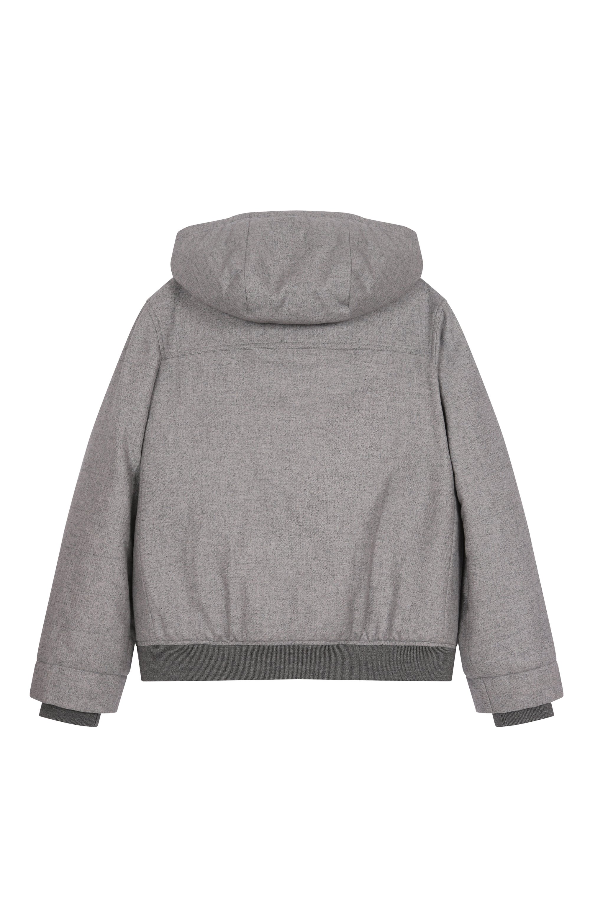 Бомбер STEFANO RICCI JUNIOR серого цвета по цене 360500 руб., арт. Y7J2300130/CPA01M, фото 2 Бомбер STEFANO RICCI JUNIOR, арт. Y7J2300130/CPA01M, фото 2