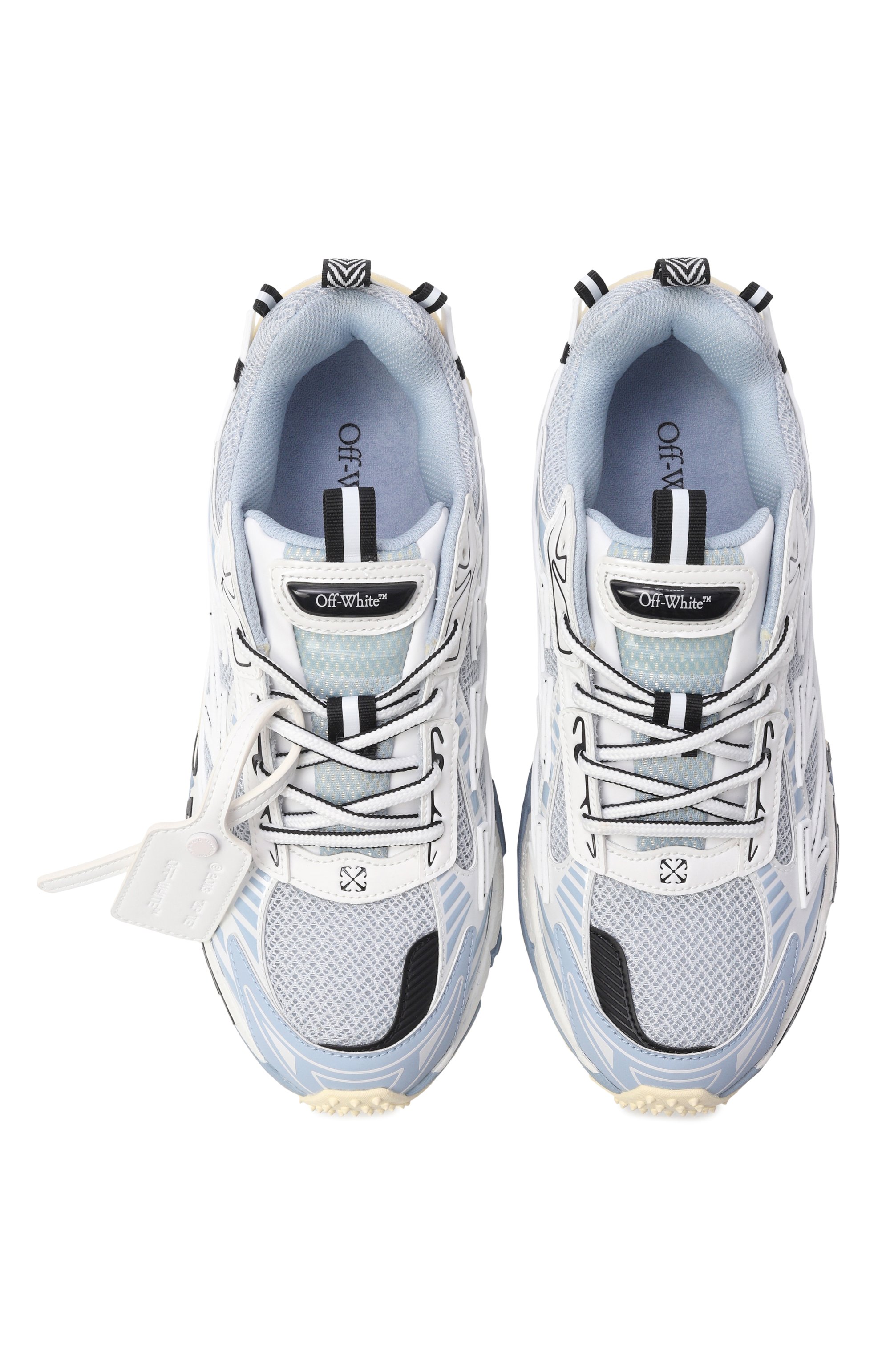 Комбинированные кроссовки be right back OFF-WHITE, арт. 0WIA289S26FAB001, фото 6