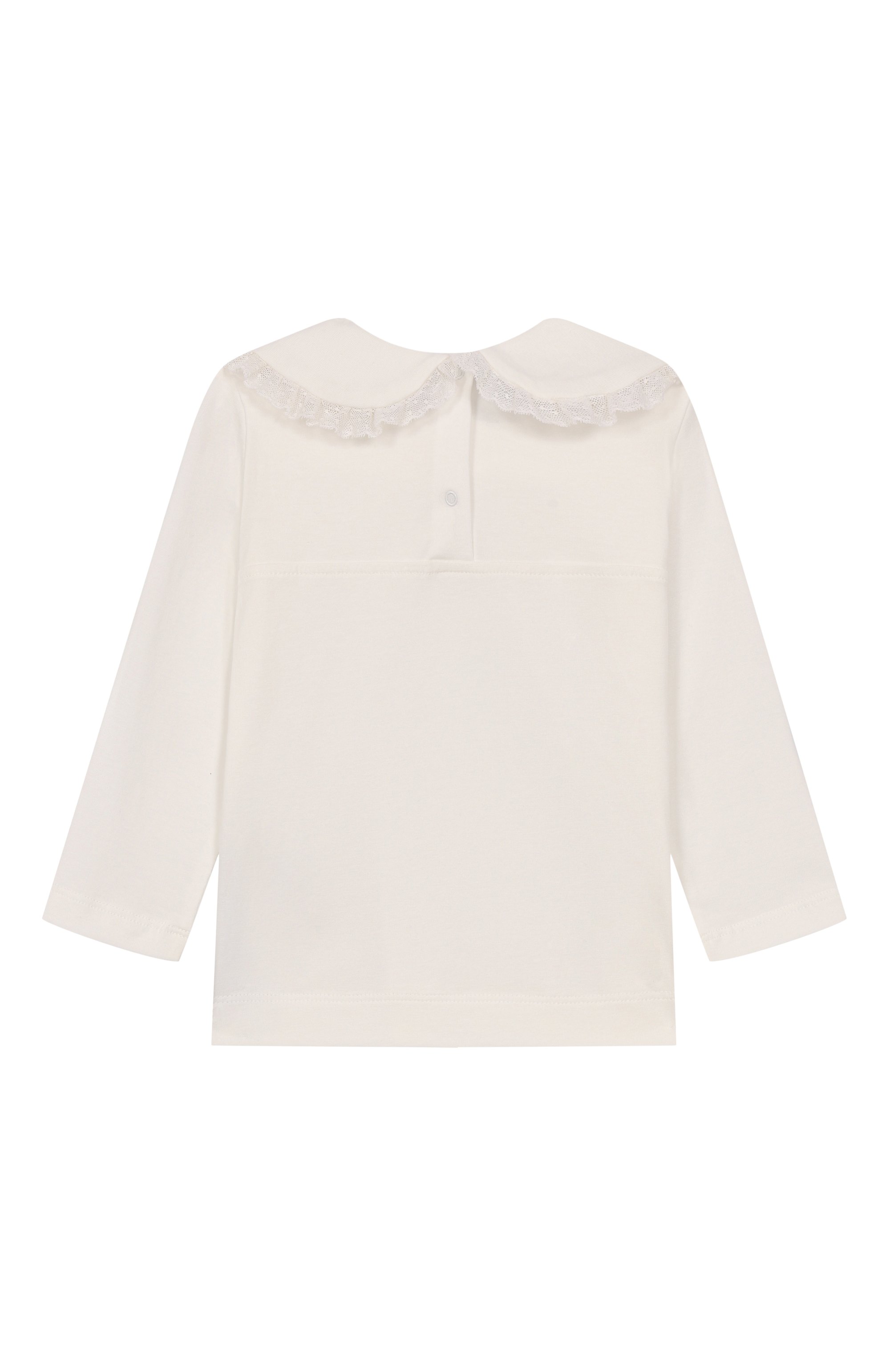 Хлопковый лонгслив MONNALISA, арт. 31F603, фото 2