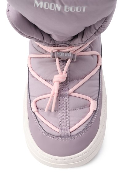 Утепленные сапоги MOON BOOT сиреневого цвета по цене 17550 руб., арт. 80D3440070, фото 4 Утепленные сапоги MOON BOOT, арт. 80D3440070, фото 4