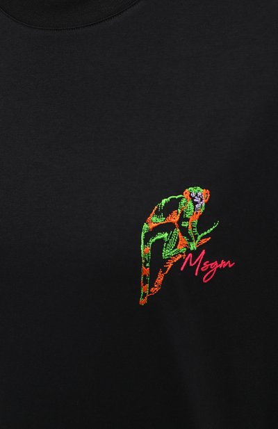 Хлопковая футболка MSGM, арт. 2943MDM79 207648, фото 5