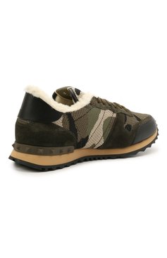 Мужские комбинированные кроссовки rockrunner VALENTINO хаки цвета, арт. WY2S0723/LBY | Фото 4 (Региональные ограничения белый список (Axapta Mercury): RU; Материал сплава: Проставлено; Стили: Классический; Материал утеплителя: Без утеплителя; Материал внутренний: Текстиль; Подошва: Массивная; Драгоценные камни: Проставлено; Длина стельки: 25,0, 25,3, 25,6, 26,0, 26,3, 26,6, 27,0, 27,3, 27,6, 28,0, 28,3, 28,6, 29,0, 29,6)