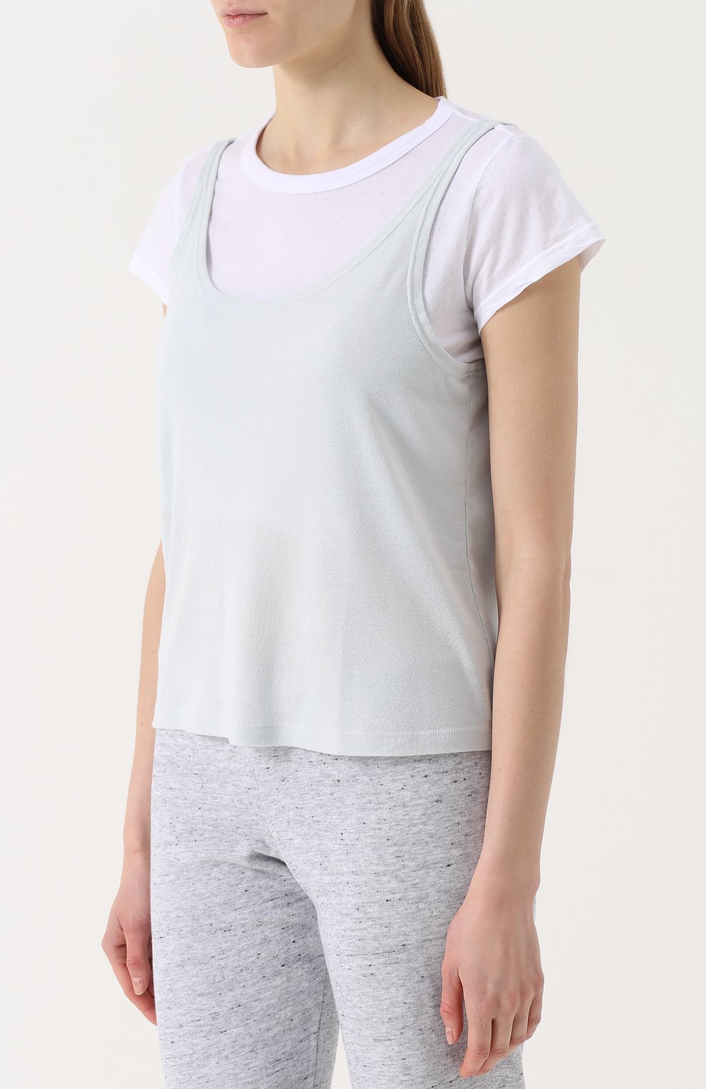 Футболка прямого кроя с круглым вырезом MONROW, арт. HT0389, фото 3