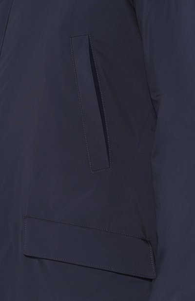 Куртка на молнии с внутренней меховой отделкой LORO PIANA синего цвета по цене 799500 руб., арт. FAI2084, фото 5 Куртка на молнии с внутренней меховой отделкой LORO PIANA, арт. FAI2084, фото 5