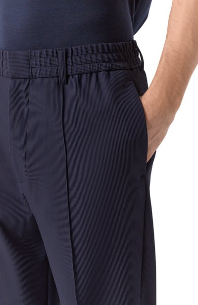 Брюки EMPORIO ARMANI темно-синего цвета по цене 28550 руб., арт. EM001508/AF14076, фото 5 Брюки EMPORIO ARMANI, арт. EM001508/AF14076, фото 5