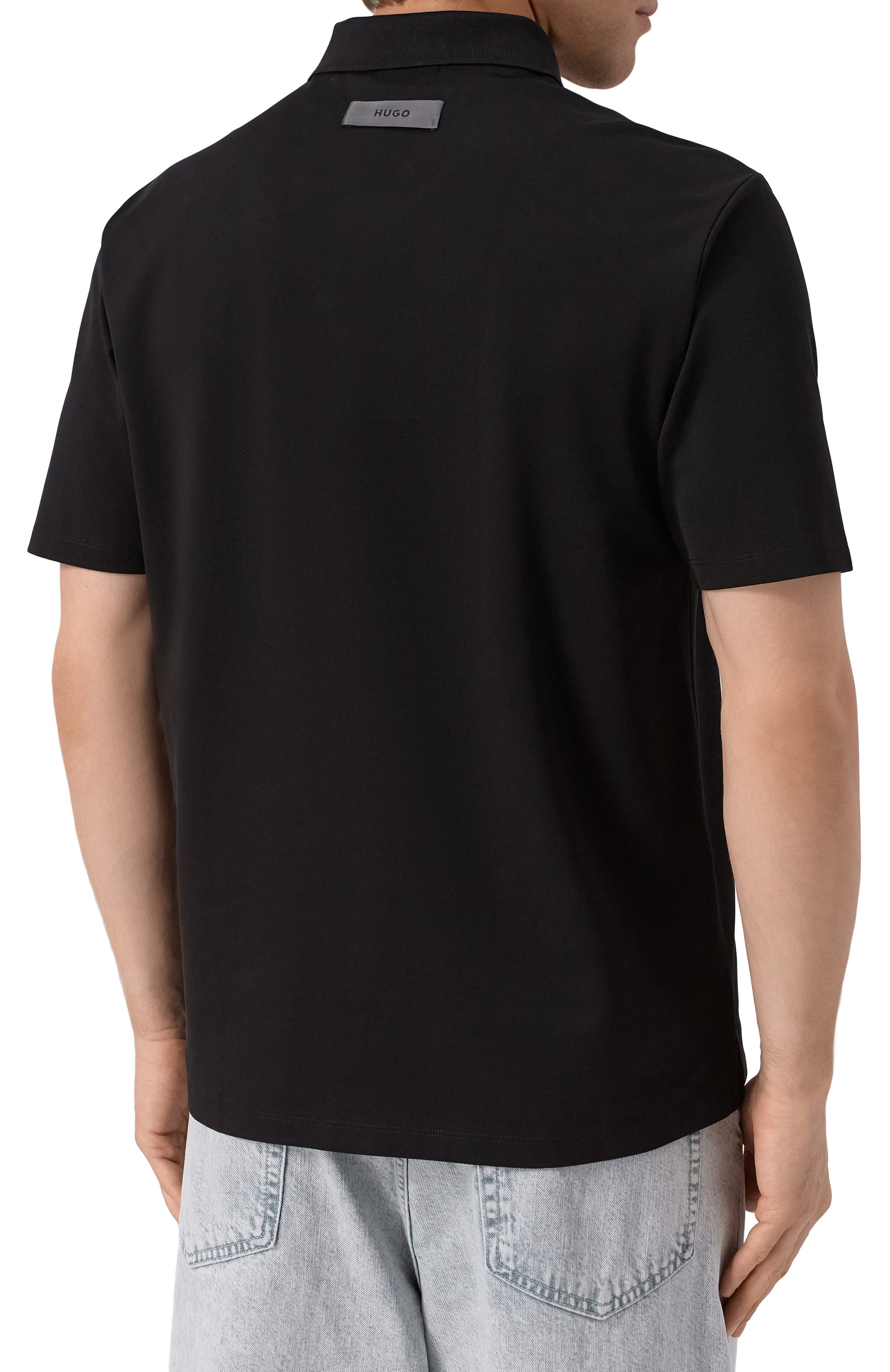 Хлопковое поло HUGO, арт. 50542770, фото 4
