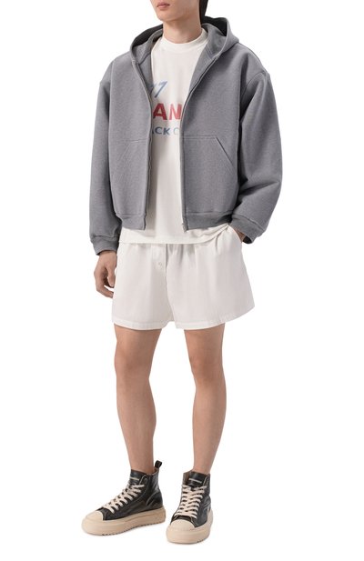 Хлопковые шорты PLANTA ROSA белого цвета по цене 15800 руб., арт. PR/PJ2004, фото 2 Хлопковые шорты PLANTA ROSA, арт. PR/PJ2004, фото 2