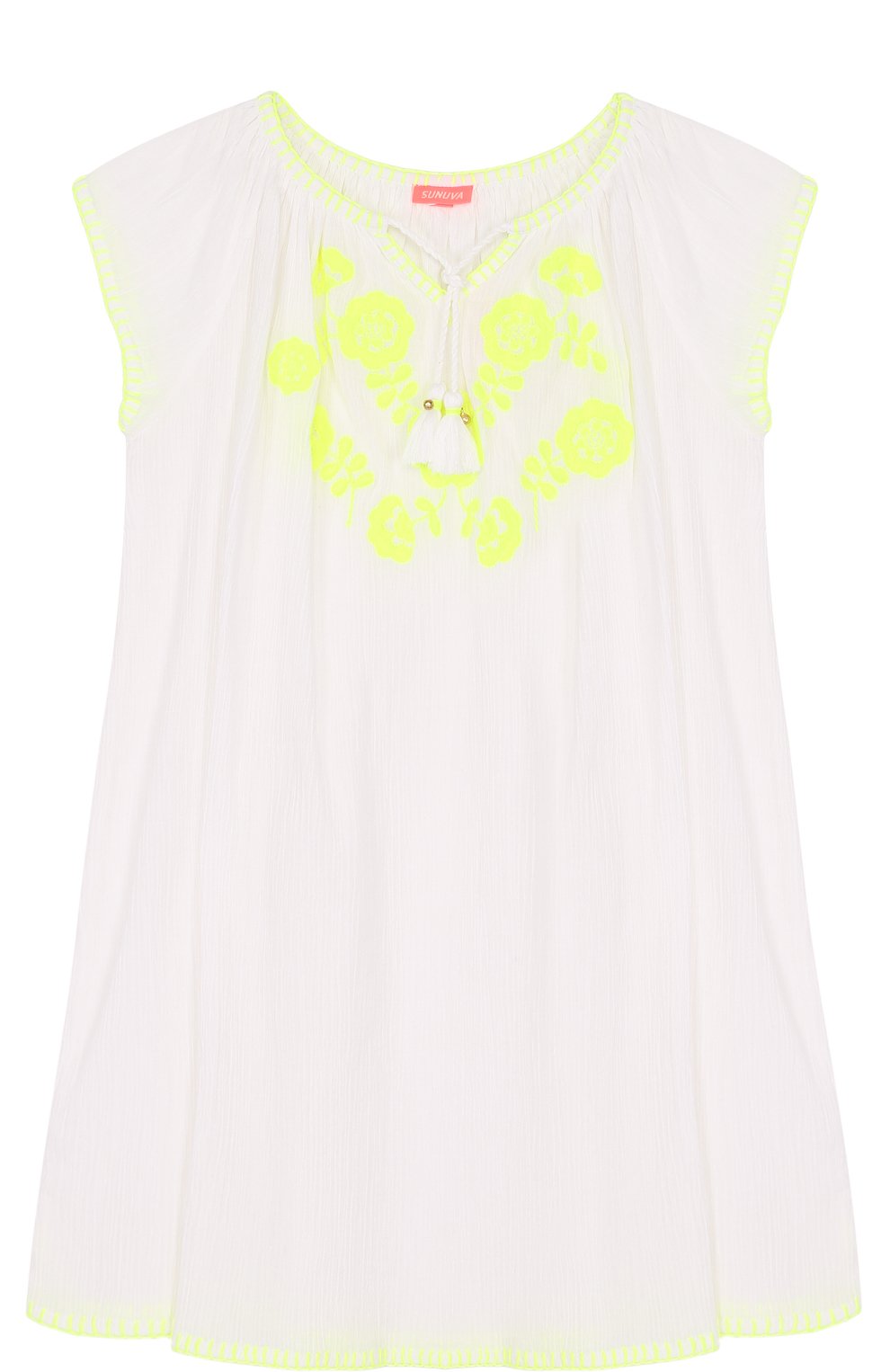 Хлопковая туника с вышивкой SUNUVA, арт. SG8527D/7-14, фото 1