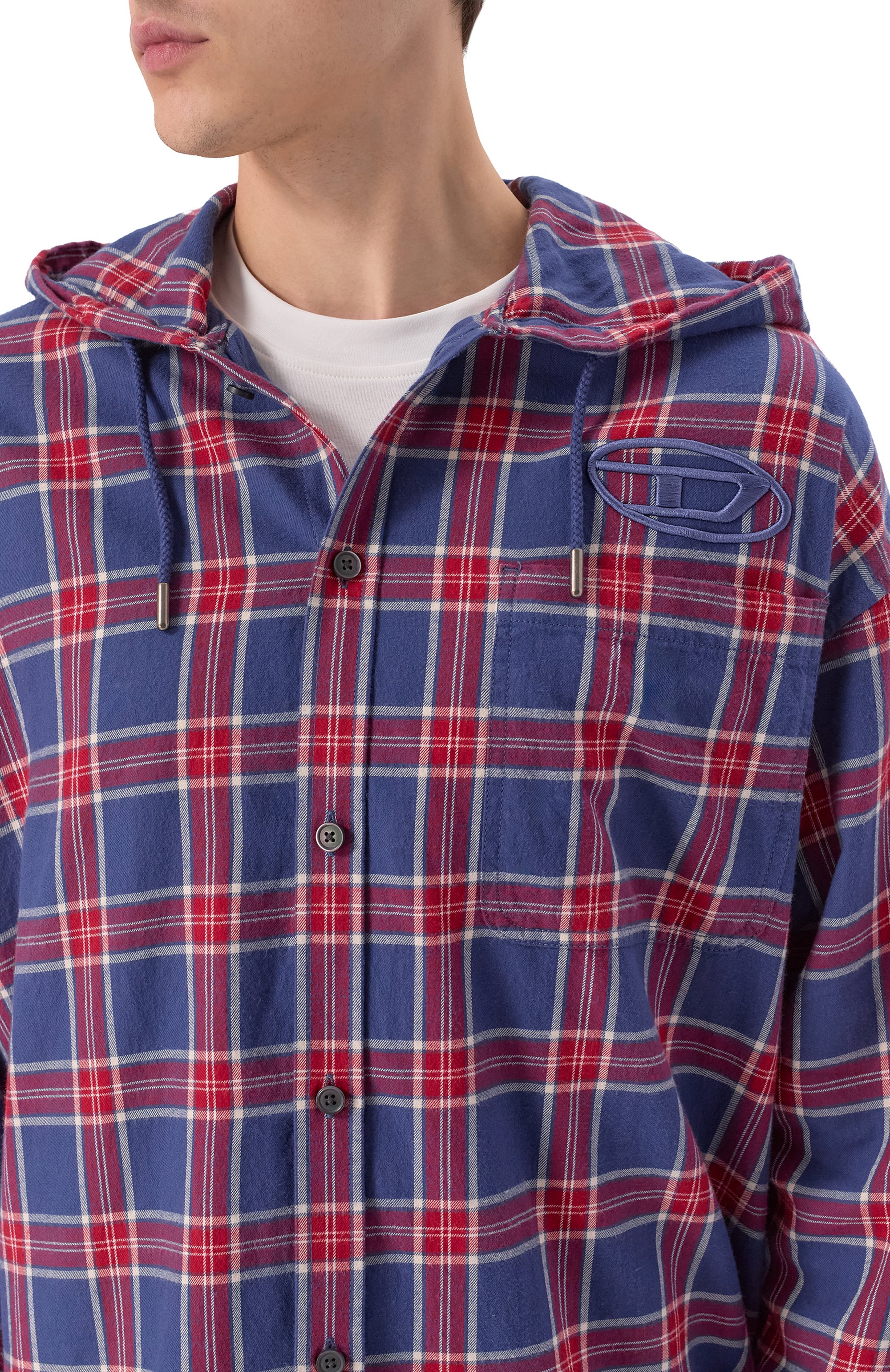 Хлопковая рубашка DIESEL, арт. A19446/0AJFI, фото 5