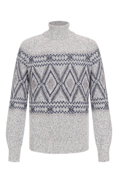 Мужской свитер из шерсти и шелка BRUNELLO CUCINELLI, арт. MRI505403