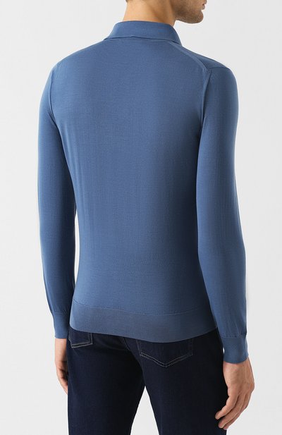 Шерстяное поло с длинными рукавами ZEGNA, арт. URM00/132, фото 4