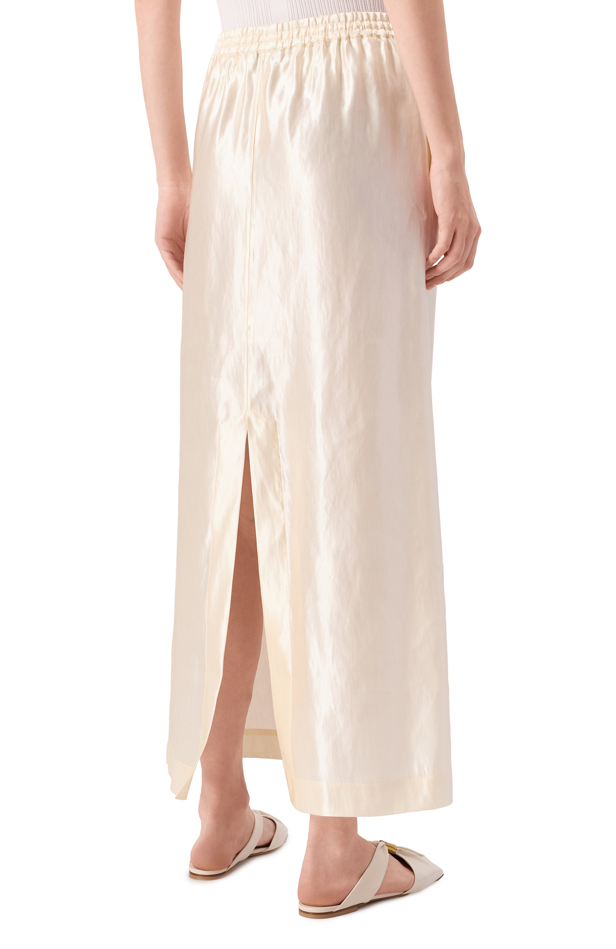 Юбка изо льна и шелка LOULOU DE SAISON, арт. LIAM, фото 4