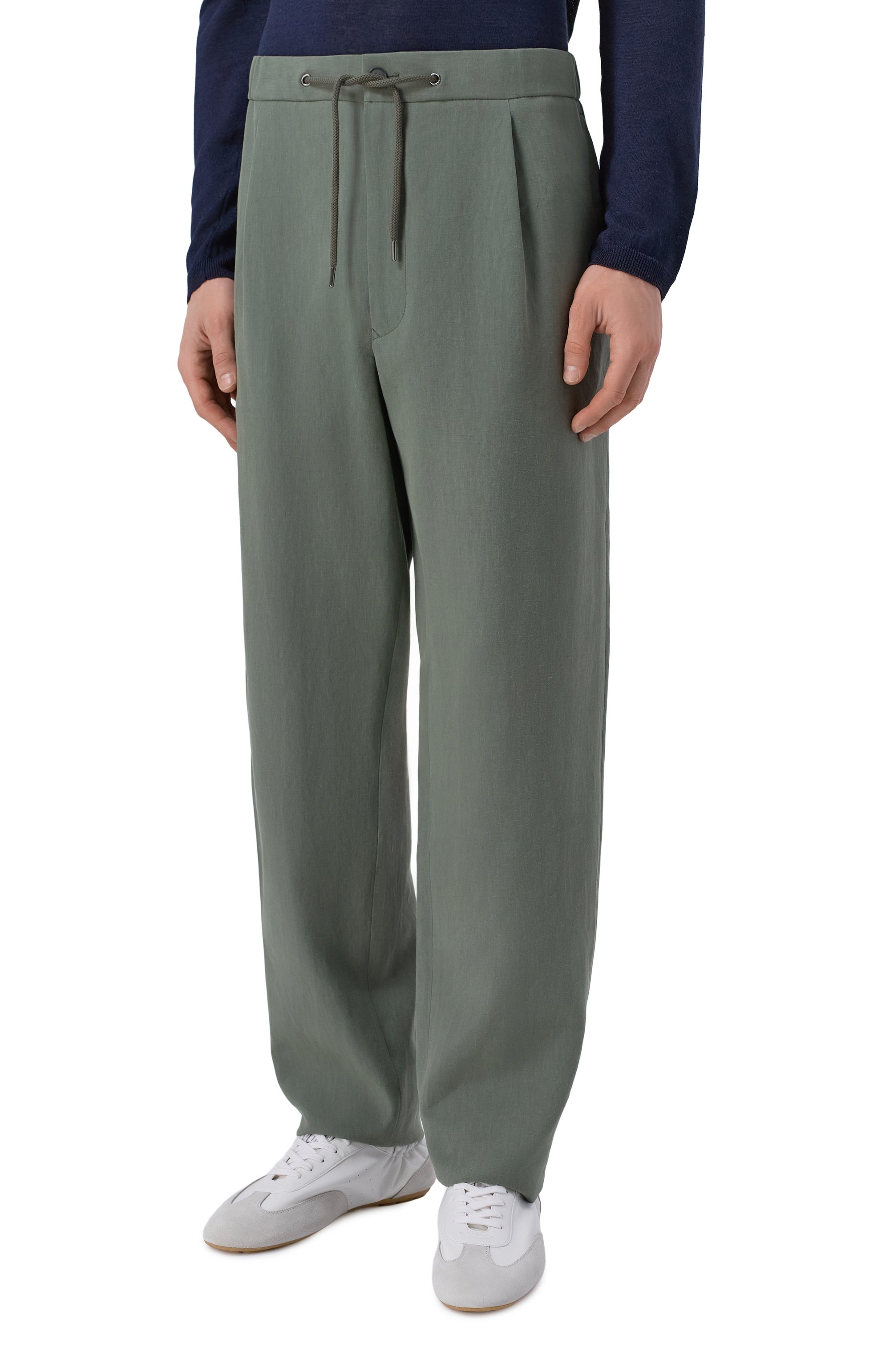 Льняные брюки GIORGIO ARMANI, арт. GM001625/TE10954, фото 3