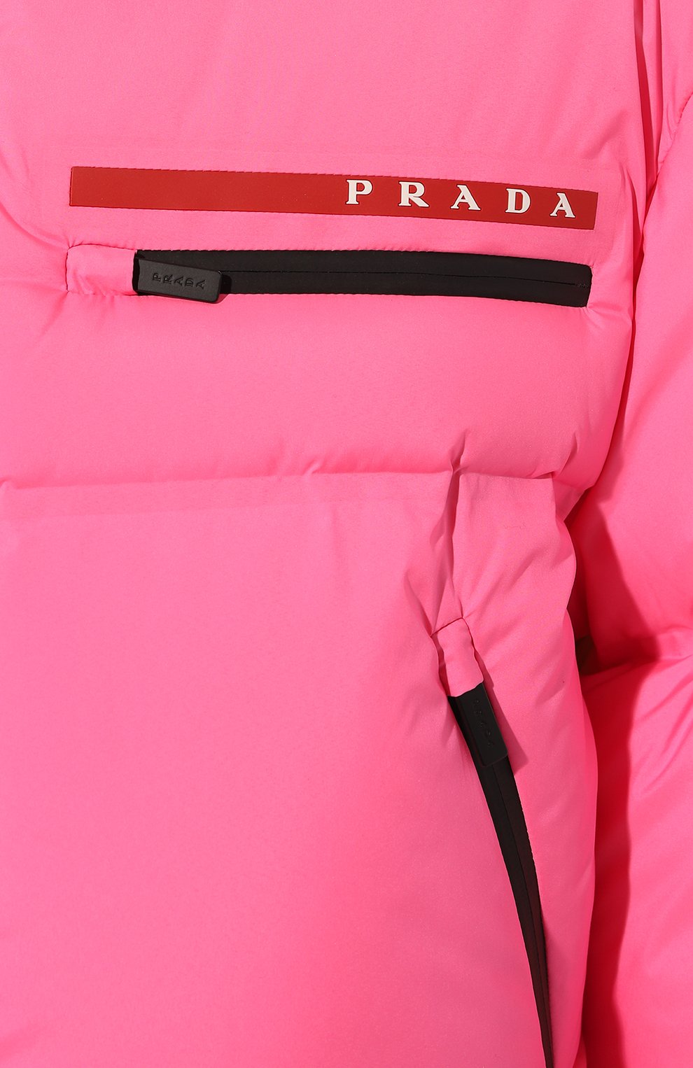 Пуховик prada linea rossa PRADA розового цвета по цене 230000 руб., арт. 291698-1XYW-F0XNQ-202, фото 5 Пуховик prada linea rossa PRADA, арт. 291698-1XYW-F0XNQ-202, фото 5