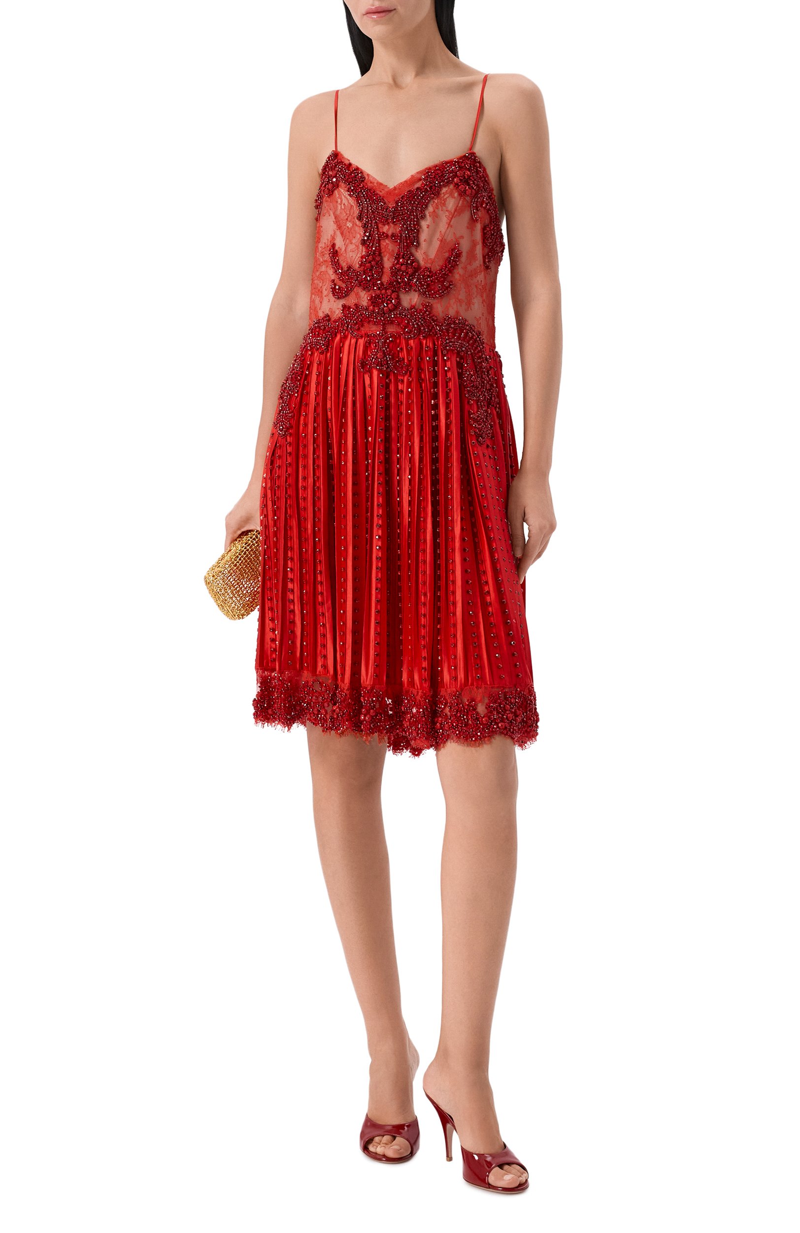 Шелковое платье с отделкой бисером GIVENCHY, арт. 17I2005310, фото 2