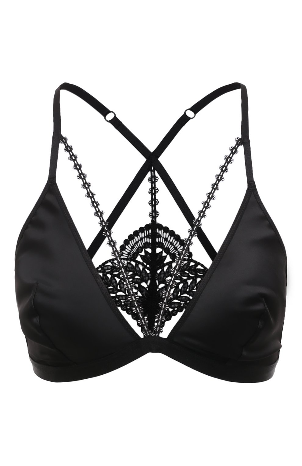 Бюстгальтер с мягкой чашкой AUBADE черного цвета по цене 11550 руб., арт. P010T, фото 1 Бюстгальтер с мягкой чашкой AUBADE, арт. P010T, фото 1