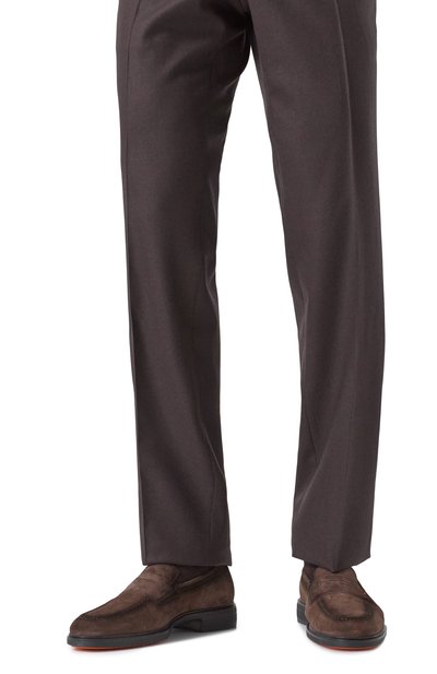 Замшевые пенни-лоферы easy SANTONI, арт. MGEG18964NEAXGEX, фото 3