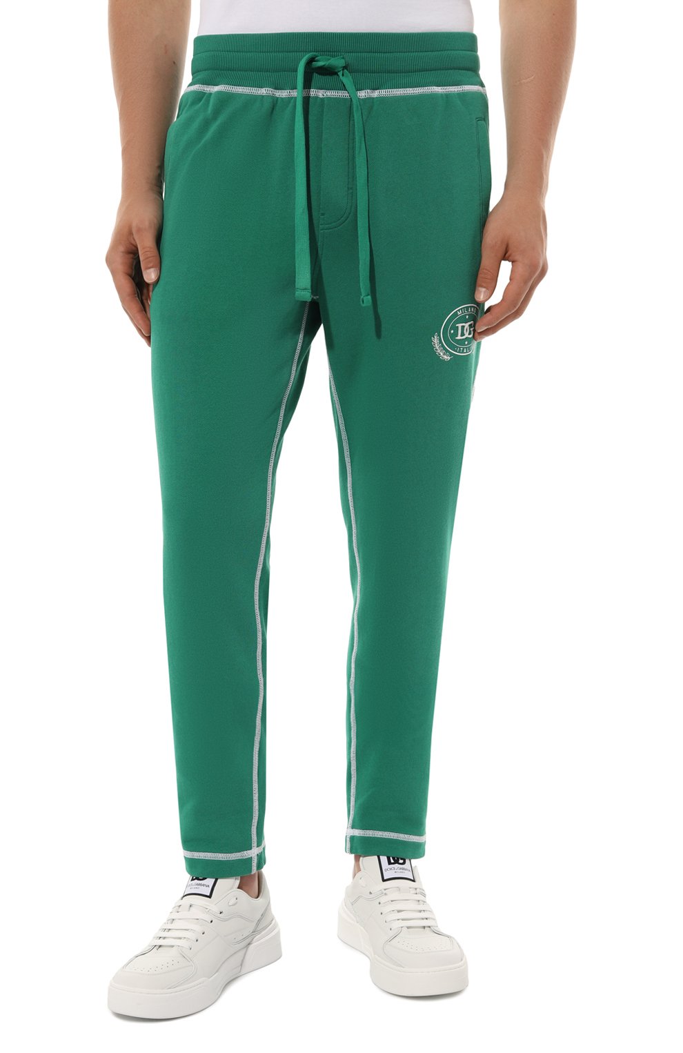 Хлопковые брюки DOLCE & GABBANA, арт. GZ12AZ/G7N0N, фото 3