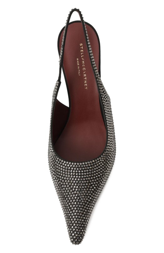 Текстильные туфли Elsa 90 Stella McCartney 810461/E00098 Чёрный  810461/E00098 Фото 6