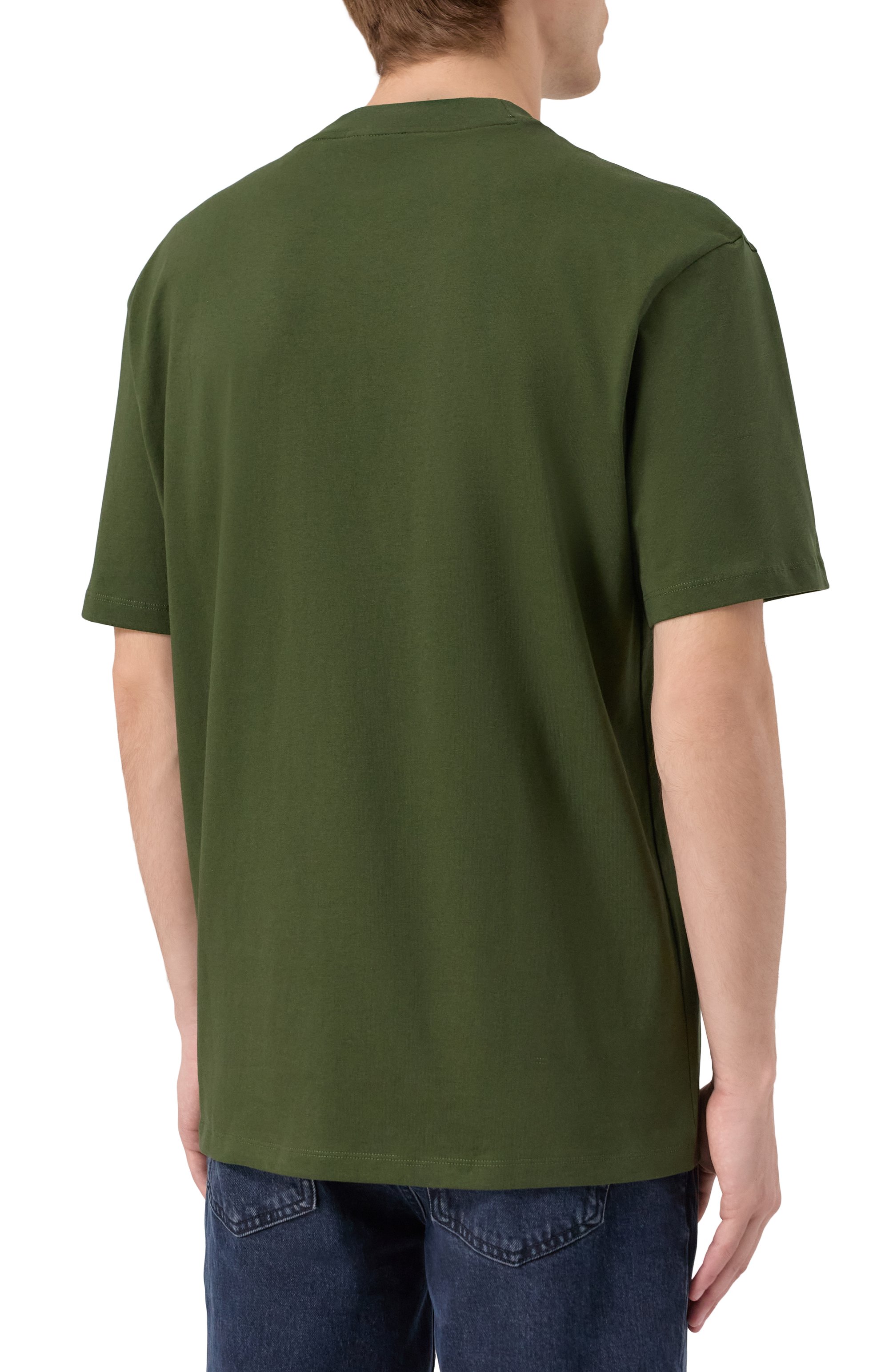 Хлопковая футболка HUGO, арт. 50488330, фото 4