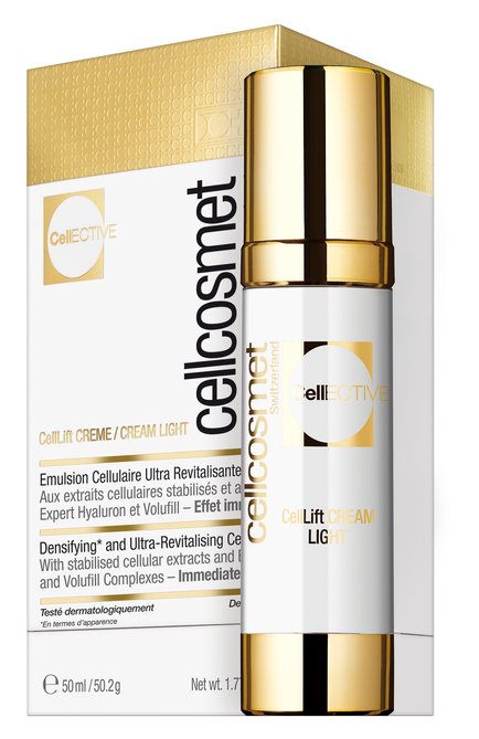 Легкий клеточный крем-лифтинг cellective (50ml) CELLCOSMET&CELLMEN бесцветного цве�та, арт. 2114_1701 | Фото 2 (Статус проверки: Проверена категория; Косметика кросс-кт: Антивозрастной уход; Тип продукта: Кремы; Назначение: Для лица)