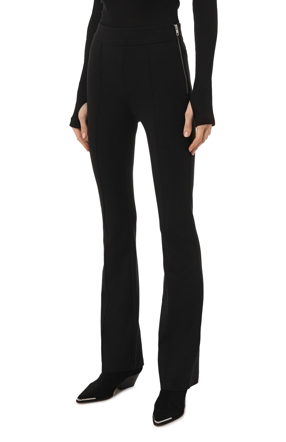 Брюки HELMUT LANG черного цвета по цене 31270 руб., арт. M04HW206, фото 3 Брюки HELMUT LANG, арт. M04HW206, фото 3