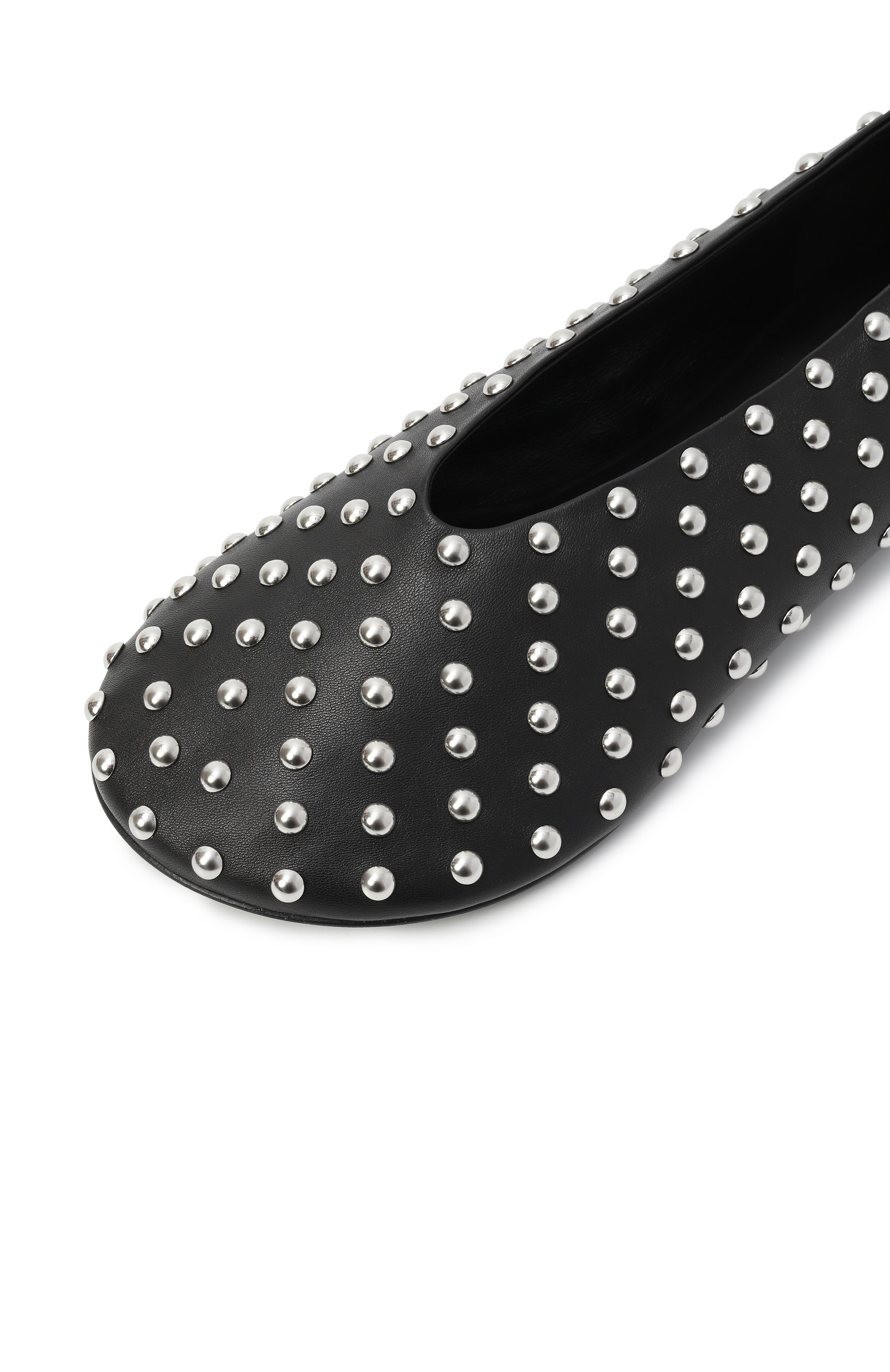 Кожаные балетки JIL SANDER черного цвета по цене 158500 руб., арт. J15WZ0026-P8173, фото 7 Кожаные балетки JIL SANDER, арт. J15WZ0026-P8173, фото 7